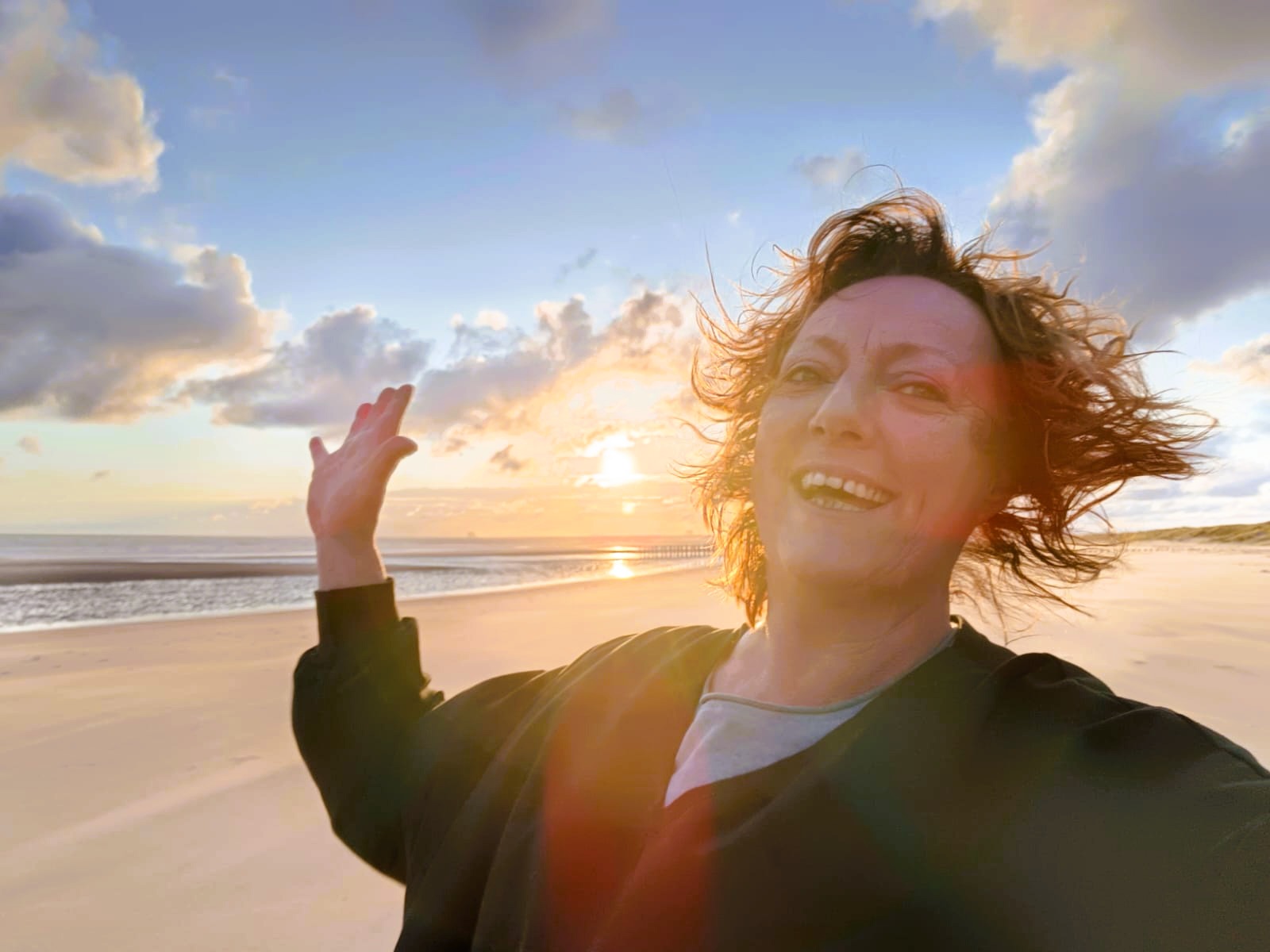 Vrijheid op het strand.